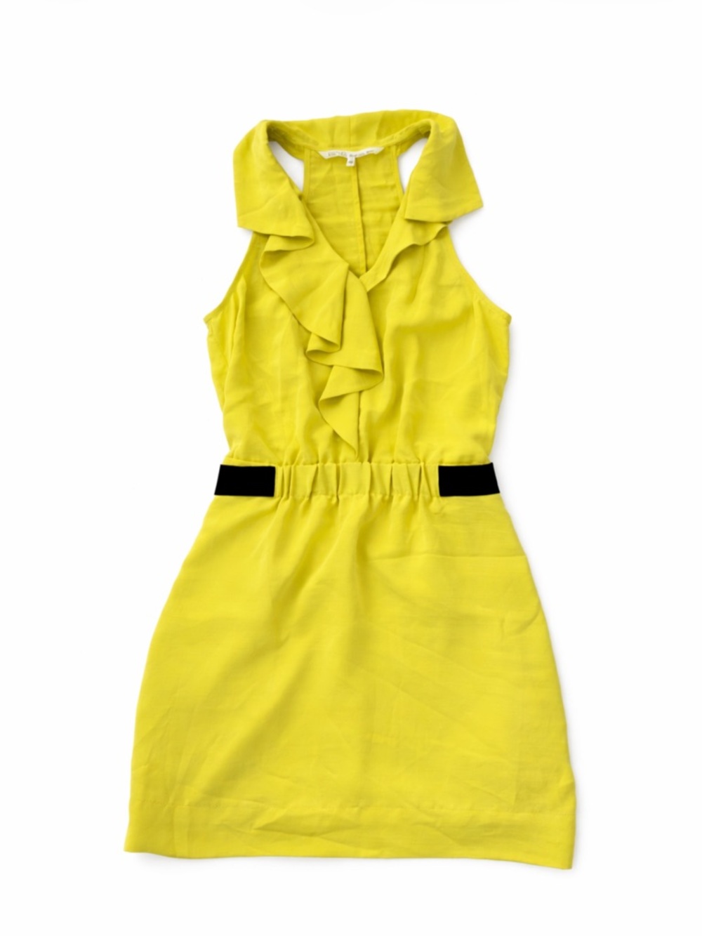 Rachel Roy Sleeveless Ruffle Dress.